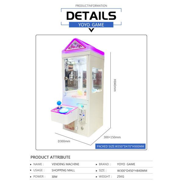 Indoor Game Machines Mini Super Crane Claw Machine Claw Machine Small