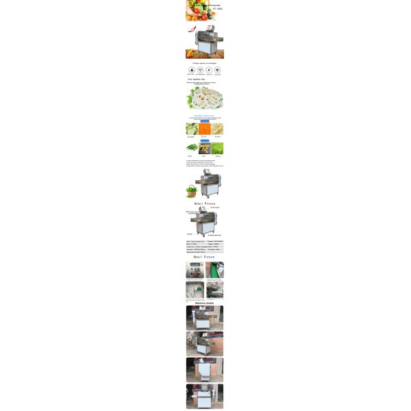 Customizable Voltage Vegetable Cutter Machine 500kg/h Onion Slicer