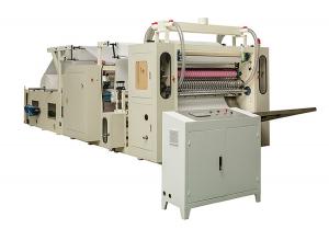 Quality N-Fold Hand Towel Machine Glue Lamination Point To Point Emboss 180m/Min for sale