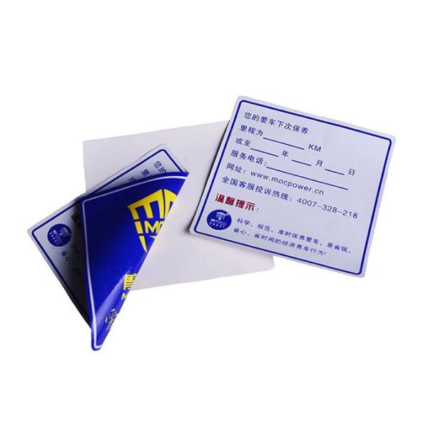 Custom printed no adhesive PVC static cling sticker for window advertising