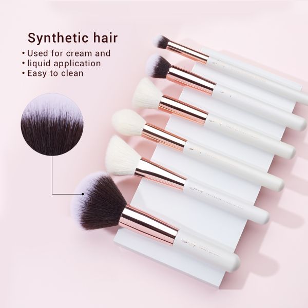 Jessup 25pcs Natural Makeup Brushes Set