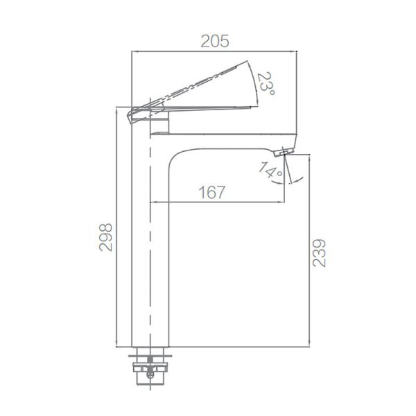 N11M688BKJ Basin Mixer Faucet Single Handle Matte Black Color