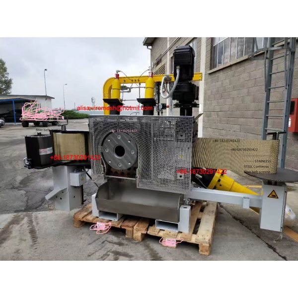 copper wire revese dutch filter belt screen in plastic extrusion machineries equipped with screen changer machine