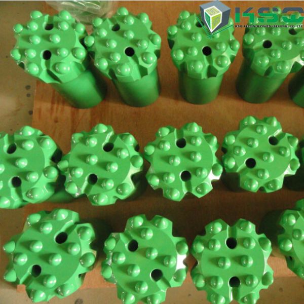 T38 76mm 89mm Normal/Retrac Body Threaded Button Bit with Spherical Ballistic Tungsten Carbide Inserts