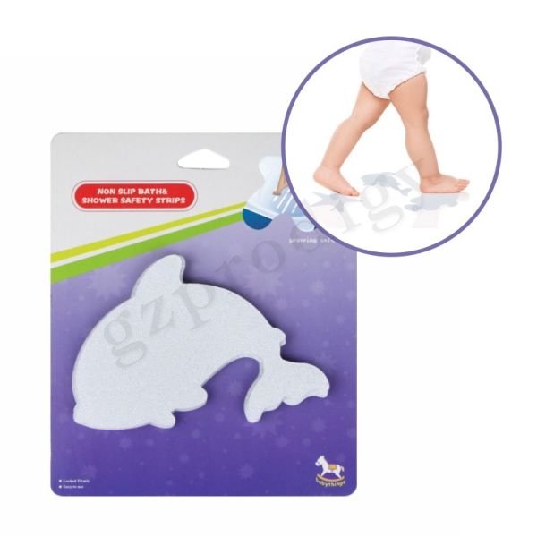 Self Adhesive Clear View PVC Non slip bath strap Stickers For Bath Tub and Bathroom Floor