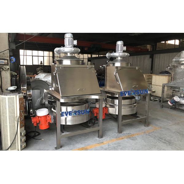 High Efficiency Big Bag Emptying Dump Station With Vibrating Screen For Grain