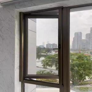 Quality 179*179cm Aluminum Frame Mosquito Retractable Screen Window for sale