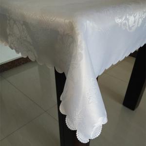 Quality BSCI audit passed-New arrival-100% Polyester Jacquard table cloth for sale