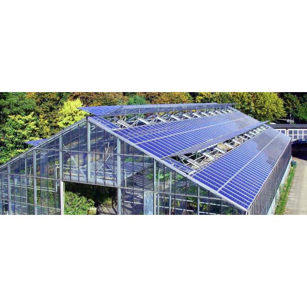 Industrial Commercial Al6005 Solar Panel Mounting Structure BIPV Greenhouse Solar Structure and Design Solution