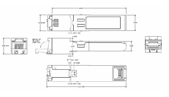 10/100/1000BASE-T RJ45 to 100 Meters CAT5 Copper SFP Transceivers