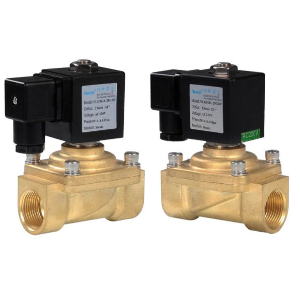 0 Psi Solenoid Control Valve Pressure Started Steam Direct Lifting 3 / 8 - 2 Inch Size