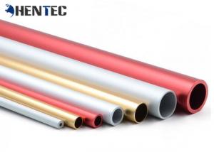 China Custom Standard Aluminum Profile Anodized Aluminum Pipe / Bar / Square Tube on sale