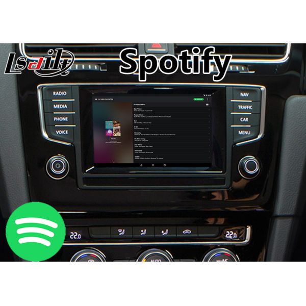 Lsailt Android 9.0 Volkswagen Video Interface for VW tiguan Car GPS Navigation Youtube Google