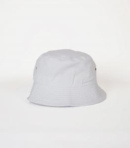 China Classic Cotton Bucket Hat White Blank Hats Custom Printing / Embroidery Logo on sale