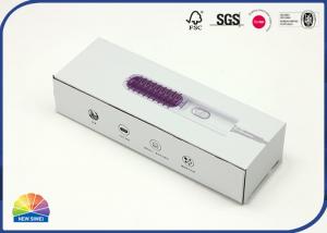 China Rectangle E Flute Corrugated Boxes For Hair Curler Straightener on sale