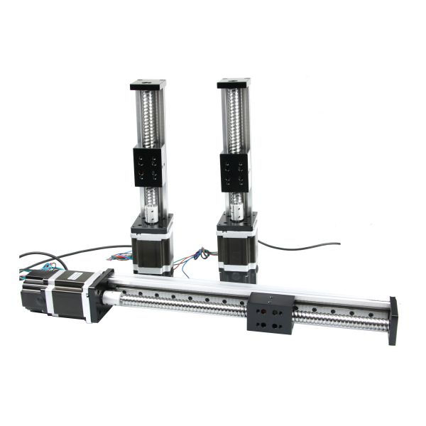 200mm Slide Guide Module CNC Table 6v Stepper Motor Nema 24 For 3D Printing