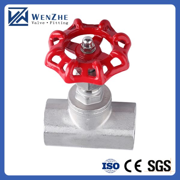 Stainless Steel NPT Control DN15-80 Silver B Type Manual Casting Actuator Globe/Stop Valve