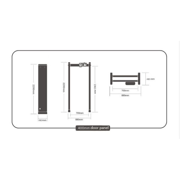 Archway Metal Detector Intelligent Walk through metal detector