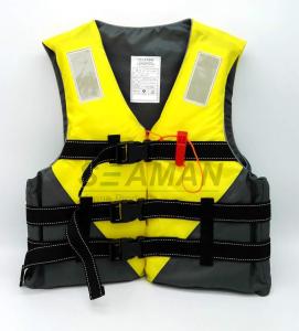 Quality Jetski Yellow Color Water Sports Leisure Life Jacket Flotation Adult Life Vest for sale