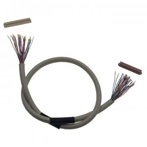 China Hirose Df13- 40 Pin Signal Wire LVDS Cable Assembly With Round Female on sale
