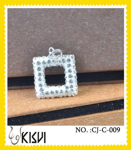 Buy High quality guarantee square CZ crystal & 925 silver handcrafted crystal jewelry at wholesale prices