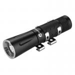 LED Underwater Diving Flashlight , AA Battery Powered Underwater LED Flashlight