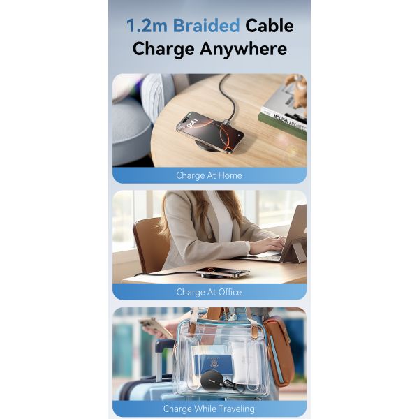 ESSAGER ES-WC15 Series 15W Charger for Android Magnetic Wireless Charger
