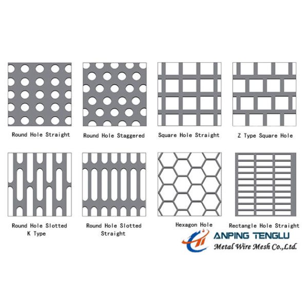Gauge 3 To 36 Perforated Metal Mesh Copper Brass For Decoration