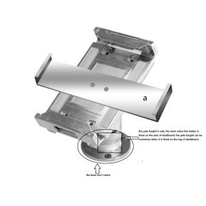 Quality 7inch tablet wall mount metal lock bracket,surround tablet pc for sale