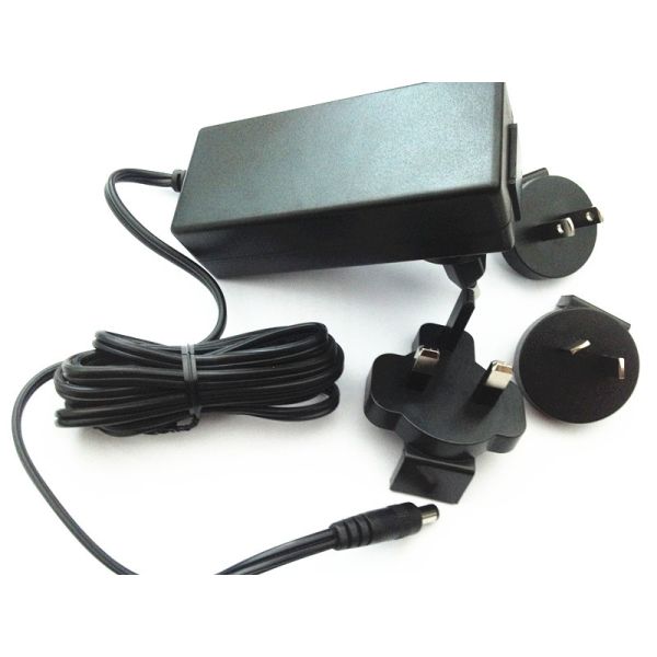 white color 12v 1A dc power adapter UL FCC PSE GS CE RCM BS1363 certification internationa