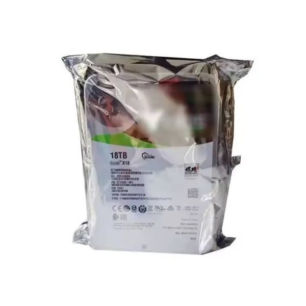 1.5Gb/s Noise Level Customized 3.5 Inch 18TB HDD 256MB SAS 12Gbps Hard Drives Disk ST18000NM004J with ABS Shell Material