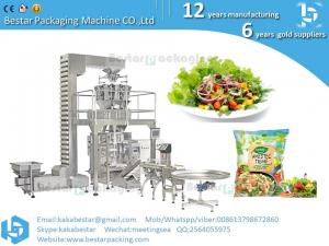 China Garden salad ,salad dish ,leafy  greens,mixed baby leaf ,baby leaf lettuce vacuum vertical packing machine on sale