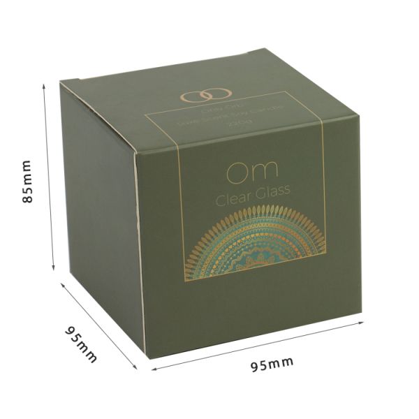 Customized Stamping Logo Candle Boxes for Eco Friendly and Affordable Packaging
