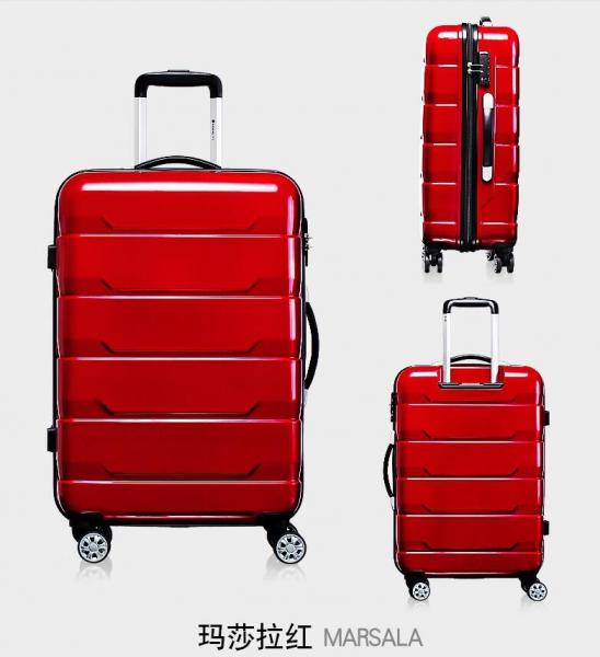 2017 New Design abs pc travel luggage new fashion ABS/PC luggage set