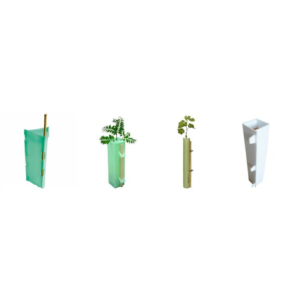 Coroplast Plastic Tree Trunk Covers Corrugated Plastic Tree Guard Protection