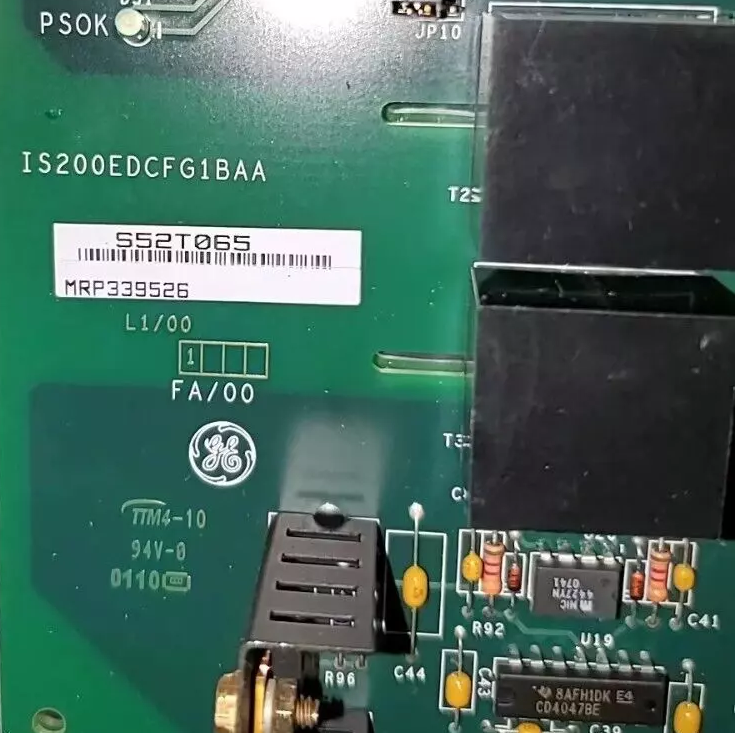 GE MARK VI IS200EDCFG1B EX2100 FEEDBACK DC EXCITER CARD