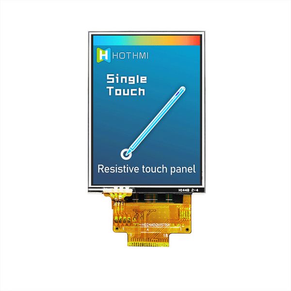 SPI 2.4 Inch Sunlight Readable TFT Resistive Touchscreen 240x320