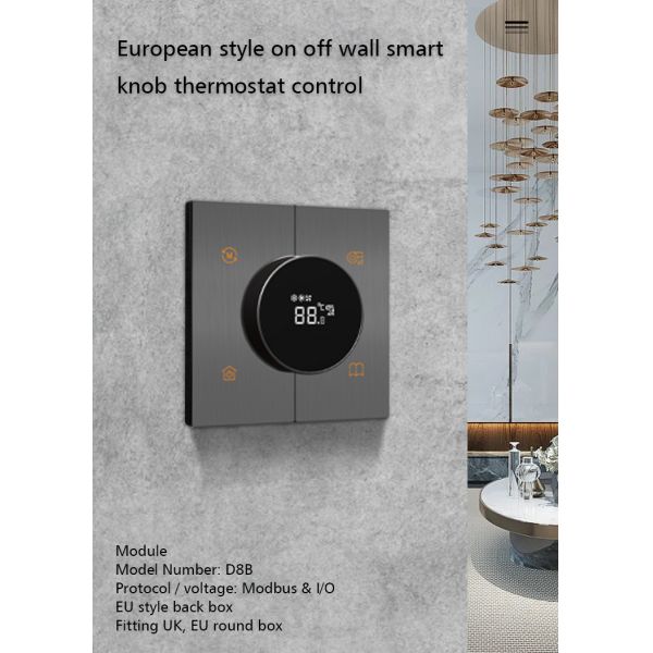 Home Smart Digital Thermostat Temperature Adjustment RS485 Type