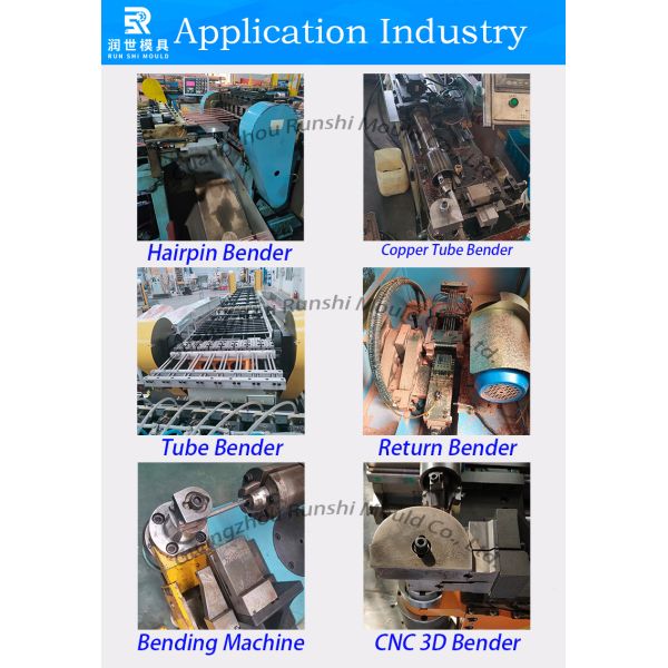 CNC 3D Tube Bending Machine Φ5 Bending Die For Copper Tube Bending