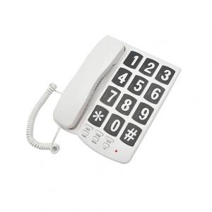 Quality Braille Big Button Corded Telephone Free Charge Desktop Corded Landline Phone for sale