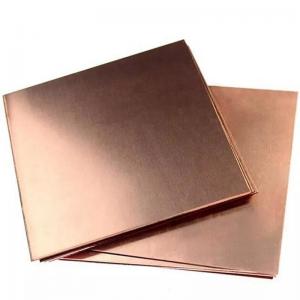 China 4mm Thick Gold Plated Copper Sheet T3 C11000 Copper Plate on sale