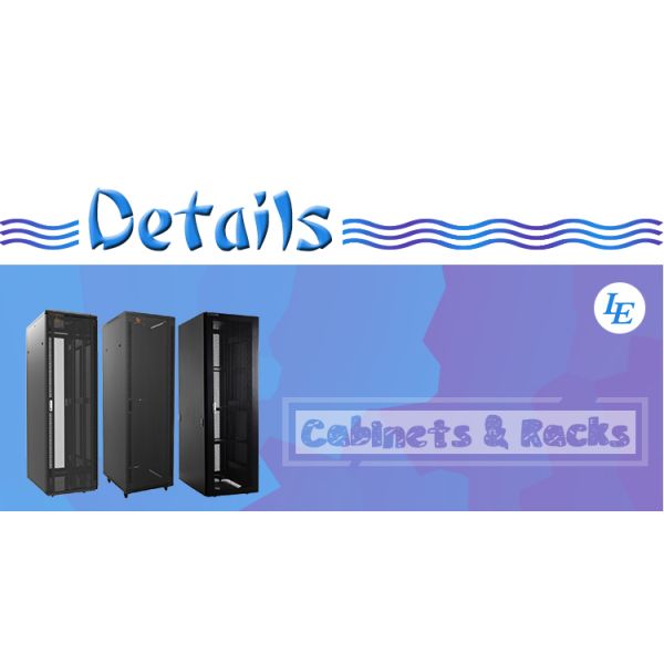 Heavy Duty Durable Server Rack Network Cabinet for Data Center Equipment Management and Network Organization
