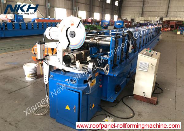 Buy Octagon Pipe Shutter Door Roll Forming Machine With PLC Computer Control System at wholesale prices