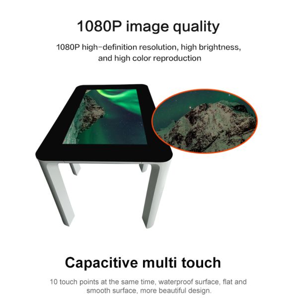 LCD Interactive Capacitive Digital Touch Screen Table For Game/Advertising/Exhibition Smart Touch Table