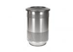 Public Stainless Steel Building Products / Stainless Steel Trash Bin With