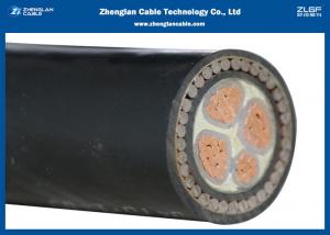 Quality 0.6/1KV Low Smoke Zero Halogen Cables / Four Cores Armoured Power Cables With XLPE Insulation for sale