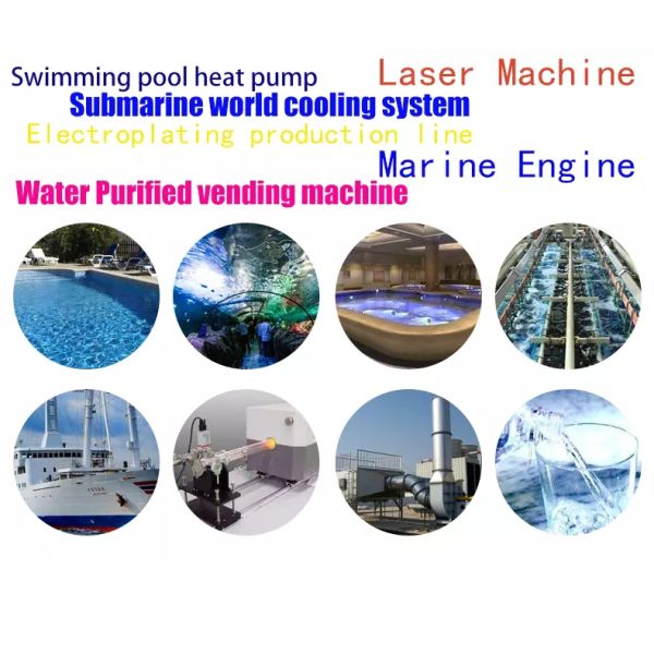 Anti-Refrigerent Leaking Double Wall Heat Exchanger of Copper Pipe Evaporator of Exchanger 10 Kw