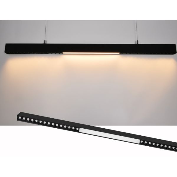 Linkable LED Linear Light Bar Fixture 3000 Lumens 0 - 10V Dimming 80 - 90lm/W