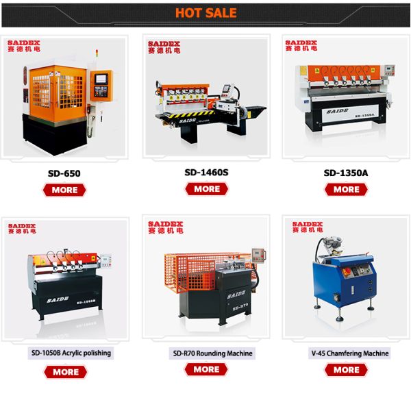 Anti-droplet partition SD-R70 High Speed Acrylic Chamfering Machine R Corner Fillet Special Chamfering Processing effect