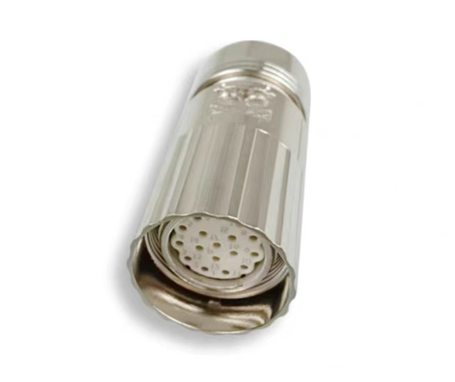 M23 17-pin connector 6FX2003-0SU17 clockwise type E counterclockwise